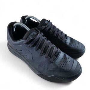 Fox Racing Union Mens Mountain Bike Shoes Triple Black Mens Size 10 Flat Sneaker